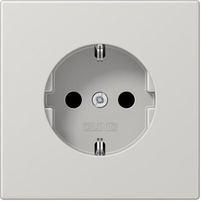 JUNG LS 1521 LG - Schuko Steckdose, 16A, Lichtgrau - Elektrischer Anschluss JUNG LS 1521 LG - Schuko Steckdose, 16A, Lichtgrau - Elektrischer Anschluss