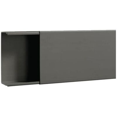 Hager, Kabelschutz + Kabelführung, Verdrahtungskanal ohne Boden-/Seitenstanzung aus PVC BA6 60x150mm steingrau (Kabelkanal, 200 cm) Hager, Kabelschutz + Kabelführung, Verdrahtungskanal ohne Boden-/Seitenstanzung aus PVC BA6 60x150mm steingrau (Kabelkanal, 200 cm)