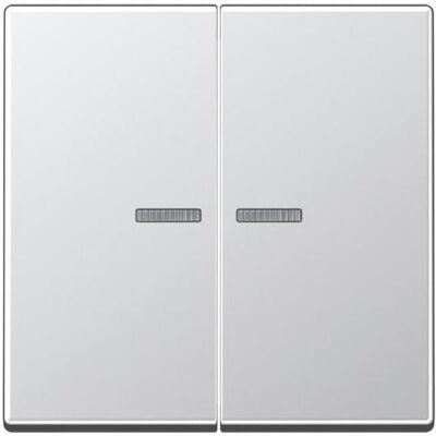 JUNG A102KO5AL - Zweiteilige Aluminium-Wippe für Licht JUNG A102KO5AL - Zweiteilige Aluminium-Wippe für Licht