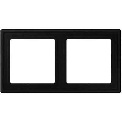 Jung Rahmen 2-fach schwarz - LS Serie Jung Rahmen 2-fach schwarz - LS Serie
