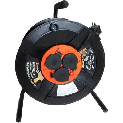 Qwatt Pro, Kabelrolle, QwattPro 1111121 Blackmaster BM300 Kabeltrommel 25mtr 3x2.50 (25 m, 2.50 mm²) Qwatt Pro, Kabelrolle, QwattPro 1111121 Blackmaster BM300 Kabeltrommel 25mtr 3x2.50 (25 m, 2.50 mm²)