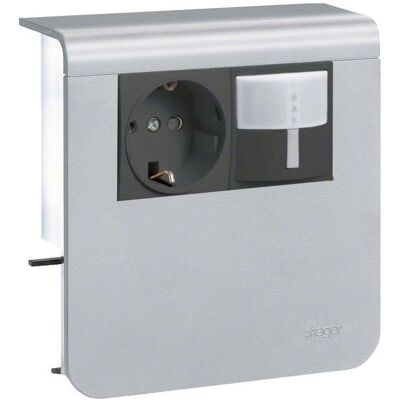 Hager, Kabelschutz + Kabelführung, TEH SL20080926D1 Geräteträger Steckdose+PIR zu SL 20x80mm Dekor Aluminium (Kabelkanal, 2 cm) Hager, Kabelschutz + Kabelführung, TEH SL20080926D1 Geräteträger Steckdose+PIR zu SL 20x80mm Dekor Aluminium (Kabelkanal, 2 cm)