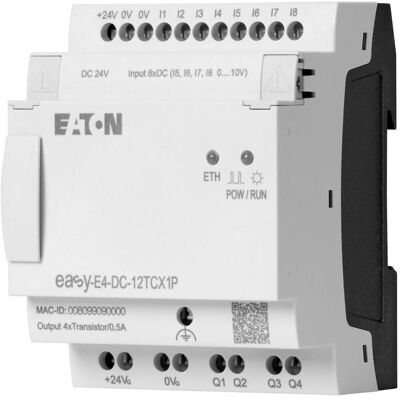 Eaton Easy-E4 Relaissteuerung - Ethernet, 4 Analoge Eingänge, 4 Ausgänge Eaton Easy-E4 Relaissteuerung - Ethernet, 4 Analoge Eingänge, 4 Ausgänge