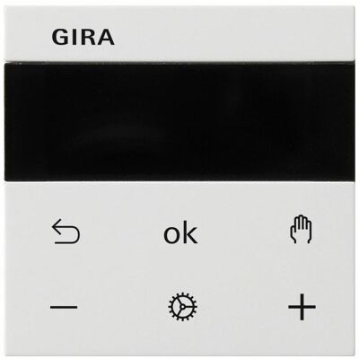 Gira 539327 S3000 RTR Display System 55, Thermostat, Weiss Gira 539327 S3000 RTR Display System 55, Thermostat, Weiss