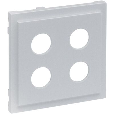 Legrand, Zubehör Schalterprogramm, SEANO Abdeckung für Lautsprecher-Anschlussdose 2-fach, 4 mm-Buchsen Legrand, Zubehör Schalterprogramm, SEANO Abdeckung für Lautsprecher-Anschlussdose 2-fach, 4 mm-Buchsen