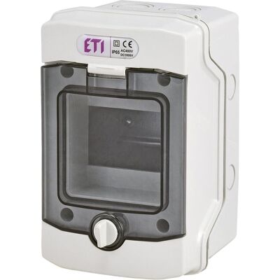Eti, Zubehör Gebäudesicherheit, Polam Modulare Schalttafel 1x4 Aufputz transparent IP65 ECH-4G DIDO (001101060) Eti, Zubehör Gebäudesicherheit, Polam Modulare Schalttafel 1x4 Aufputz transparent IP65 ECH-4G DIDO (001101060)