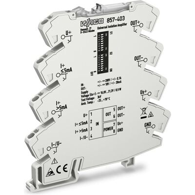 WAGO 857-403 Universal-Trennverstärker - Universal-Trennverstärker WAGO 857-403 Universal-Trennverstärker - Universal-Trennverstärker