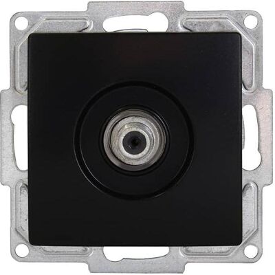 Gunsan Visage Sat Steckdose F Stecker Schwarz, Schalter + Taster, Schwarz Gunsan Visage Sat Steckdose F Stecker Schwarz, Schalter + Taster, Schwarz