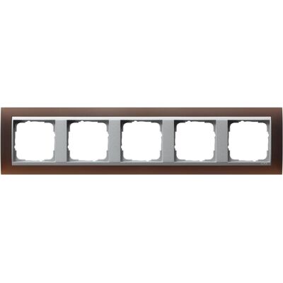 GIRA 021559 - Abdeckrahmen 5f.opak dbr GIRA 021559 - Abdeckrahmen 5f.opak dbr
