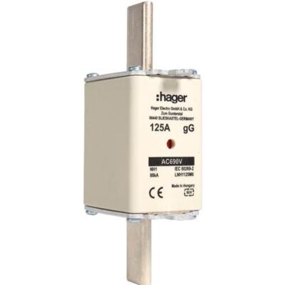 Hager, Sicherung, LNH1125M6 (125 A) Hager, Sicherung, LNH1125M6 (125 A)
