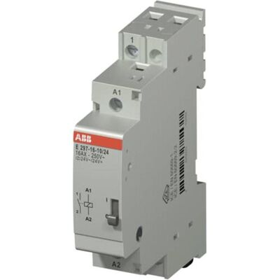 ABB E297-16-10/24 Installationsrelais - 24V Spule, 16A, DIN-Schiene ABB E297-16-10/24 Installationsrelais - 24V Spule, 16A, DIN-Schiene