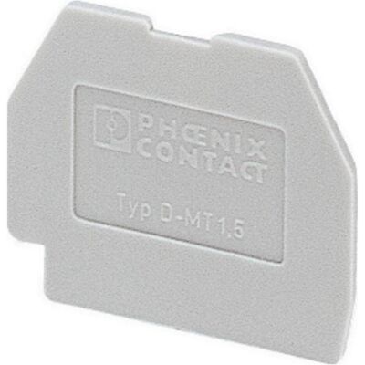 Phoenix Contact Endabdeckung D-MT 1,5, Elektronikkabel + Stecker, Grau Phoenix Contact Endabdeckung D-MT 1,5, Elektronikkabel + Stecker, Grau