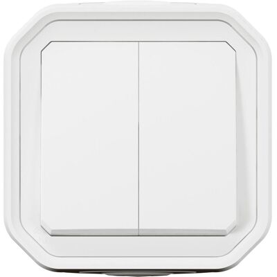 Legrand 069755L, Schalter + Taster, Weiss Legrand 069755L, Schalter + Taster, Weiss