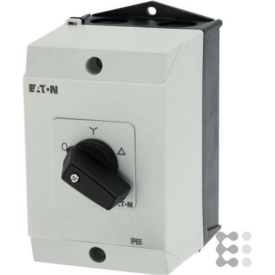 Eaton T0-4-8410/I1 Stern- 207140 Dreieckschalter Kont8 20A 0-Y-D 60°, Schalter + Taster, Schwarz Eaton T0-4-8410/I1 Stern- 207140 Dreieckschalter Kont8 20A 0-Y-D 60°, Schalter + Taster, Schwarz