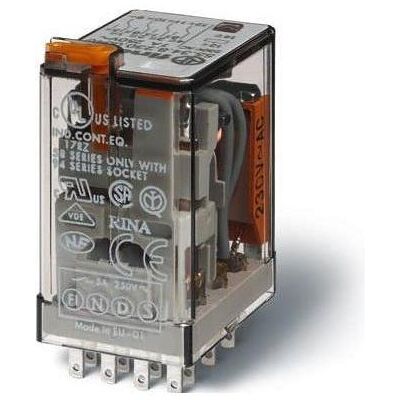 Finder Modell 55.34.8.230.5040 - Relais 230VAC 4W 7A IP20 Finder Modell 55.34.8.230.5040 - Relais 230VAC 4W 7A IP20