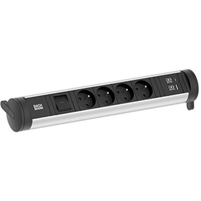Bachmann - CYCLE Base 4x UTE - 4x Anschlüsse - 0,20 m - Steckdosenleiste Bachmann - CYCLE Base 4x UTE - 4x Anschlüsse - 0,20 m - Steckdosenleiste