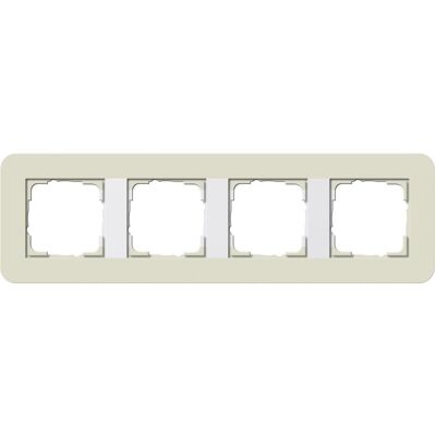 GIRA 0214417 - Abdeckrahmen Sand/Reinweiß - Switch Cover Frame GIRA 0214417 - Abdeckrahmen Sand/Reinweiß - Switch Cover Frame