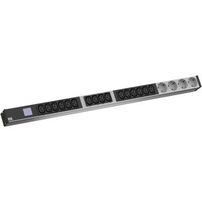 Bachmann BN0500 48,26cm 19Zoll PDU 1HE 16xC13 4x Schutzkontakt Leistungsmessung Anschluss CEE 16A bl, USV Zubehör Bachmann BN0500 48,26cm 19Zoll PDU 1HE 16xC13 4x Schutzkontakt Leistungsmessung Anschluss CEE 16A bl, USV Zubehör