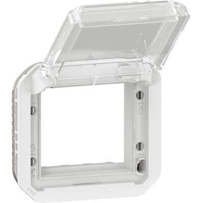 Legrand Plexo 55 Arteor/Mosaik-Adapter, Schalter + Taster, Weiss Legrand Plexo 55 Arteor/Mosaik-Adapter, Schalter + Taster, Weiss
