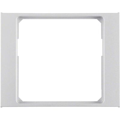 Berker, Zubehör Schalterprogramm, Adapterring für Zentralstück 50 x 50 mm K.5 Alu Berker, Zubehör Schalterprogramm, Adapterring für Zentralstück 50 x 50 mm K.5 Alu