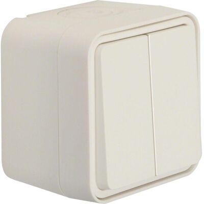 Berker 30753502, Schalter + Taster, Weiss Berker 30753502, Schalter + Taster, Weiss