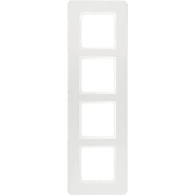 Berker, Zubehör Schalterprogramm, Rahmen 4fach Q.7 10146189 polarweiss samt Berker, Zubehör Schalterprogramm, Rahmen 4fach Q.7 10146189 polarweiss samt