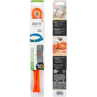 Nite Ize, Kabelbinder, Gear Tie 24"/orange NEU (Kunststoffkabelbinder, 610 mm, 2 Stk.) Nite Ize, Kabelbinder, Gear Tie 24"/orange NEU (Kunststoffkabelbinder, 610 mm, 2 Stk.)