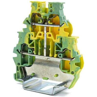 RS PRO Schutzleiterklemme, DIN-Hutschiene, 1-polig, Elektronikkabel + Stecker, Grün RS PRO Schutzleiterklemme, DIN-Hutschiene, 1-polig, Elektronikkabel + Stecker, Grün