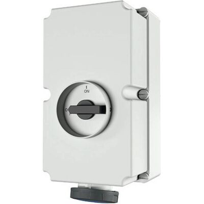 Mennekes, Steckdose, MEN 5888A Wanddose DUO,125A5p9h230V,IP67 Mennekes, Steckdose, MEN 5888A Wanddose DUO,125A5p9h230V,IP67