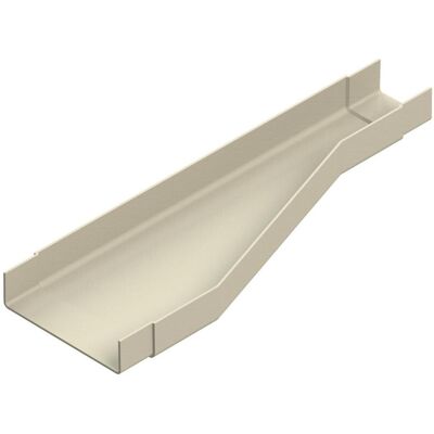 Niedax, Leitungsführung, NIE KKRL 80.400 GFK-Reduzierung li,80x400mm m.angeform- tem Verbinder,gepresst (50 cm) Niedax, Leitungsführung, NIE KKRL 80.400 GFK-Reduzierung li,80x400mm m.angeform- tem Verbinder,gepresst (50 cm)