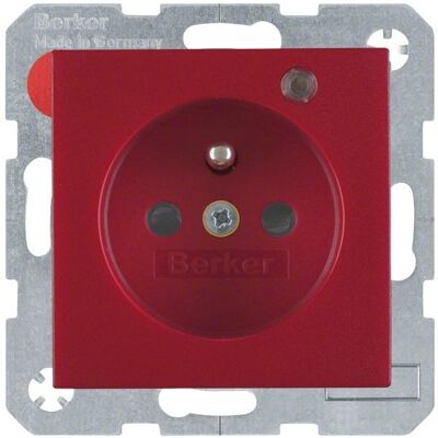 Berker 6765091915 - Rote USB & Kontroll-LED Steckdose - Steckdose Berker 6765091915 - Rote USB & Kontroll-LED Steckdose - Steckdose
