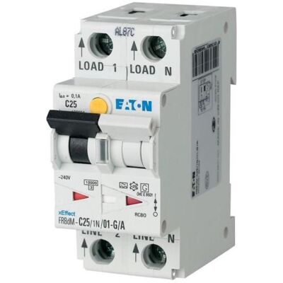 Eaton FRBDM-C13/1N/003-G/A - FI/LS-Schalter 13A - 30mA - C-Char. Eaton FRBDM-C13/1N/003-G/A - FI/LS-Schalter 13A - 30mA - C-Char.