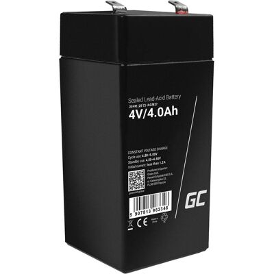 GreenCell, Versorgungsbatterie, AGM37 (4 Ah, 4 V) GreenCell, Versorgungsbatterie, AGM37 (4 Ah, 4 V)