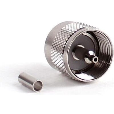 Varia UHF-Stecker für RG174 Kabel, Crimp Version, Elektronikkabel + Stecker Varia UHF-Stecker für RG174 Kabel, Crimp Version, Elektronikkabel + Stecker