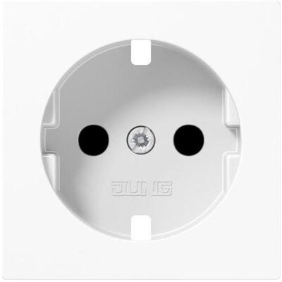 JUNG, Steckdose, Zentralplatte A520KIWWPL für Steckdose SCHUKO JUNG, Steckdose, Zentralplatte A520KIWWPL für Steckdose SCHUKO