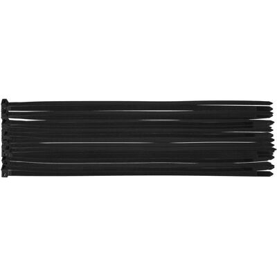 Neo, Kabelbinder, EXTREME 7,6 × 300 mm Kabelbinder, schwarz, 50 Stück. (Kunststoffkabelbinder, 300 mm, 50 Stk.) Neo, Kabelbinder, EXTREME 7,6 × 300 mm Kabelbinder, schwarz, 50 Stück. (Kunststoffkabelbinder, 300 mm, 50 Stk.)