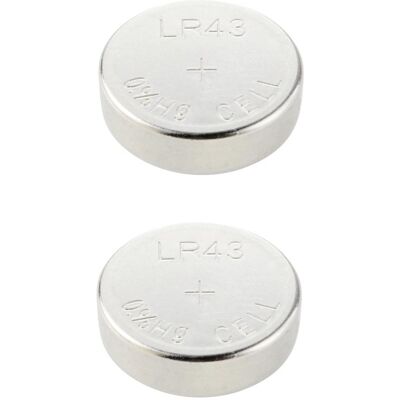 Voltcraft AG12 Knopfzelle LR 43 Alkali-Mangan 100 mAh 1.5 V 2 St. (2 Stk., LR43, 100 mAh), Batterien + Akkus Voltcraft AG12 Knopfzelle LR 43 Alkali-Mangan 100 mAh 1.5 V 2 St. (2 Stk., LR43, 100 mAh), Batterien + Akkus