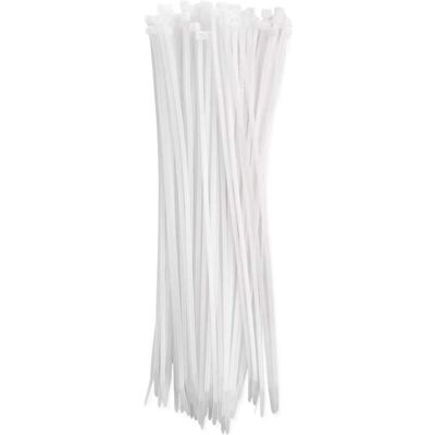 Emos, Kabelbinder, Kabelbinder 300×3,5, weiss, 100 Stk (Kunststoffkabelbinder, 300 mm, 100 Stk.) Emos, Kabelbinder, Kabelbinder 300×3,5, weiss, 100 Stk (Kunststoffkabelbinder, 300 mm, 100 Stk.)