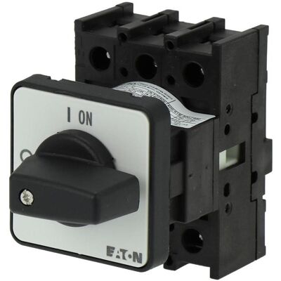 Eaton, Systemstromversorgung, P1-40/E EIN-AUS-Schalter für Frontbefestigung 40A 690V 1 x 90° Schwarz 1St. Eaton, Systemstromversorgung, P1-40/E EIN-AUS-Schalter für Frontbefestigung 40A 690V 1 x 90° Schwarz 1St.