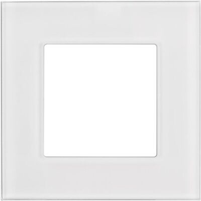 Maclean, Zubehör Schalterprogramm, Single glass socket frame MCE730W Maclean, Zubehör Schalterprogramm, Single glass socket frame MCE730W