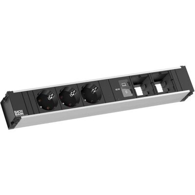 Bachmann, Steckdosenleiste, CONI 3xCEE7/3 1xUSB C/C 65W (3x, CEE 7/3, Typ 13) Bachmann, Steckdosenleiste, CONI 3xCEE7/3 1xUSB C/C 65W (3x, CEE 7/3, Typ 13)