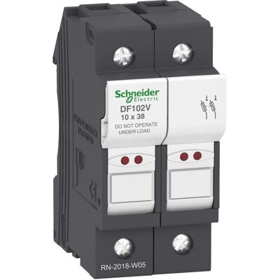 Schneider Electric, Sicherung, Fuseholder DIN 10x38mm 2pol (32 A) Schneider Electric, Sicherung, Fuseholder DIN 10x38mm 2pol (32 A)