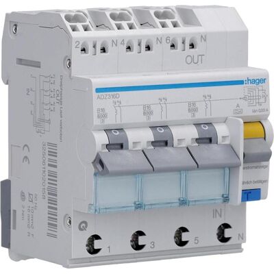 Hager, Schutzschalter, ADZ316D Hager, Schutzschalter, ADZ316D