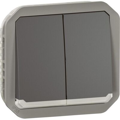 Legrand Plexo New Einsatz Doppelwechselsch, Schalter + Taster Legrand Plexo New Einsatz Doppelwechselsch, Schalter + Taster