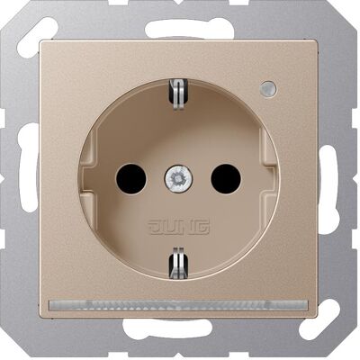 Jung A1520-OCHLNW Wandsteckdose - Schuko 16A 250V mit LED Jung A1520-OCHLNW Wandsteckdose - Schuko 16A 250V mit LED