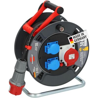 Brennenstuhl Kabelrolle, CEE Kabelhaspel 30m IP44 für dauerhaften Ausseneinsatz mit Sicherheitsfunktionen (30 m, 1.50 mm²) Brennenstuhl Kabelrolle, CEE Kabelhaspel 30m IP44 für dauerhaften Ausseneinsatz mit Sicherheitsfunktionen (30 m, 1.50 mm²)