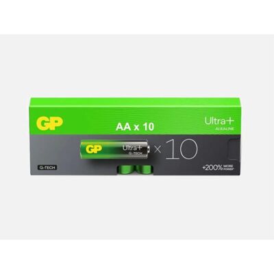 GP Batteries Bateria GP AA Ultra+ Alkaline LR06 bl/10 (10 Stk., AA), Batterien + Akkus GP Batteries Bateria GP AA Ultra+ Alkaline LR06 bl/10 (10 Stk., AA), Batterien + Akkus