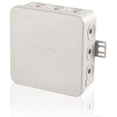 F-Tronic, Abzweigdose, Ftronic FR-Abzweigkasten IP54 E113 85x85x40mm grau F-Tronic, Abzweigdose, Ftronic FR-Abzweigkasten IP54 E113 85x85x40mm grau