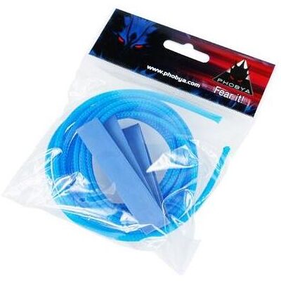 Phobya, Schrumpfschlauch, Simple Sleeve Kit 6mm (1/4' UV-Blau 2m incl. Heatshrink 30 (1x) Phobya, Schrumpfschlauch, Simple Sleeve Kit 6mm (1/4' UV-Blau 2m incl. Heatshrink 30 (1x)