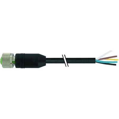 Murr Elektronik M12 Bu. ger. mit freiem Leitungsende PUR-OB 12x0.14 schw schleppk. 10m, Elektronikkabel + Stecker, Schwarz Murr Elektronik M12 Bu. ger. mit freiem Leitungsende PUR-OB 12x0.14 schw schleppk. 10m, Elektronikkabel + Stecker, Schwarz